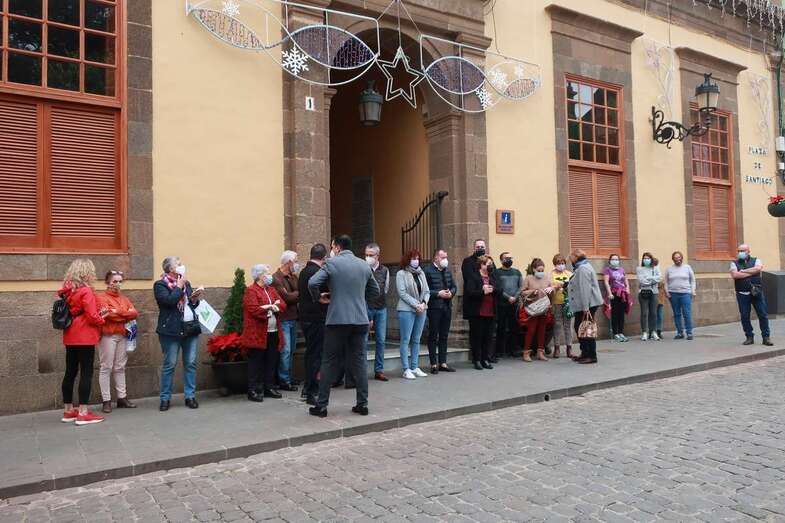 Gáldar guarda un minuto de silencio/Infonortedigital.