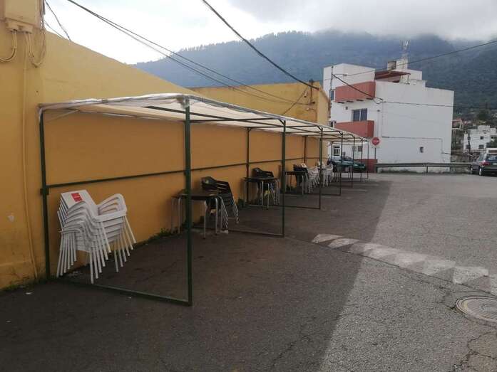 Más de una decena de locales han solicitado ya estas estructuras al Consistorio (Foto TA)
