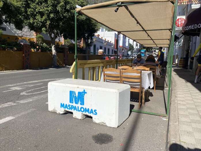 Imagen de una de las barreras en cuestión (Foto TA)