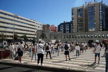 Protesta por el cierre de los gimnasios durante la fase 3 de la alerta sanitaria/Acfi Press.