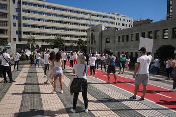 Protesta por el cierre de los gimnasios durante la fase 3 de la alerta sanitaria/Acfi Press.