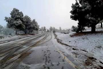 La cumbre de Gran Canaria teñida de blanco/TA.
