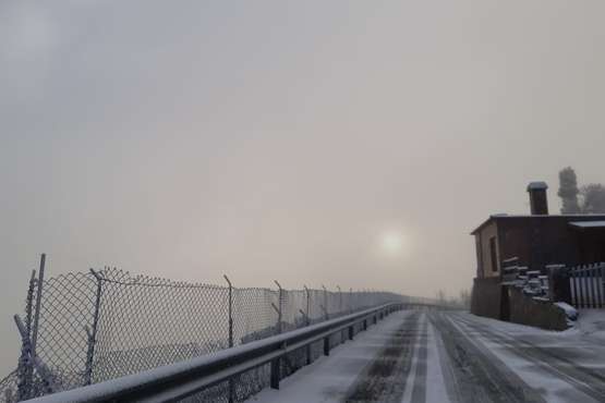 La cumbre de Gran Canaria teñida de blanco/TA.