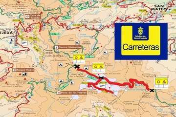 La cumbre de Gran Canaria teñida de blanco/TA.