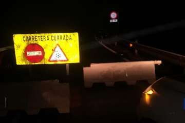 La cumbre de Gran Canaria teñida de blanco/TA.