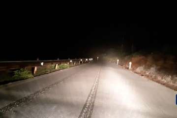 La cumbre de Gran Canaria teñida de blanco/TA.