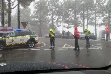 Nevada en la cumbre grancanaria/TA y Acfi Press.