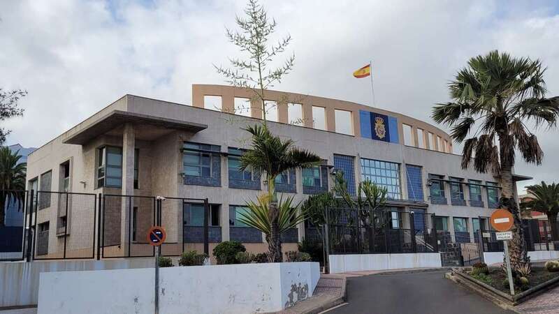 Edificio de la Comisaría del CPN de Telde, diseñado por el fallecido arquitecto/TA.