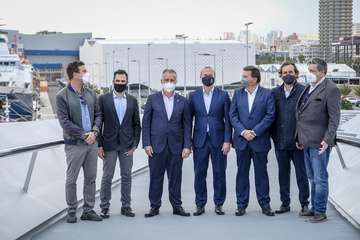  La pasarela â€˜Onda Atlánticaâ€™, el nuevo icono de la ciudad que une las dos orillas del istmo/Acfi Press.