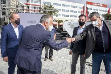  La pasarela â€˜Onda Atlánticaâ€™, el nuevo icono de la ciudad que une las dos orillas del istmo/Acfi Press.