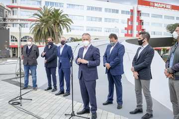  La pasarela â€˜Onda Atlánticaâ€™, el nuevo icono de la ciudad que une las dos orillas del istmo/Acfi Press.