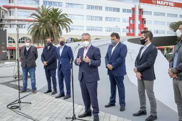  La pasarela â€˜Onda Atlánticaâ€™, el nuevo icono de la ciudad que une las dos orillas del istmo/Acfi Press.