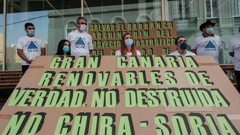 Imagen de archivo de una protesta de la plataforma / TA