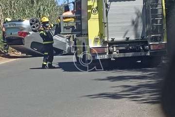 Grave vuelco de un vehículo en Gran Canaria/TA.