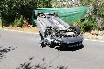 Grave vuelco de un vehículo en Gran Canaria/TA.