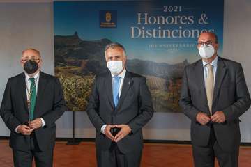Ceremonia de entrega de Honores y Distinciones 2021 del Cabildo de Gran Canaria/TA.