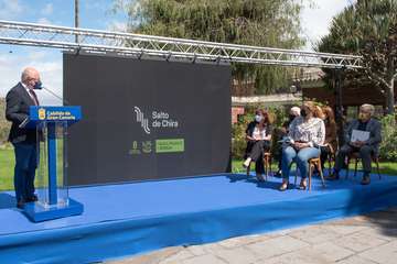  La central Chira-Soria estrena nueva imagen corporativa como 'Salto de Chira'/TA.