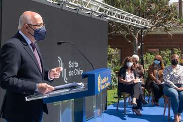  La central Chira-Soria estrena nueva imagen corporativa como 'Salto de Chira'/TA.