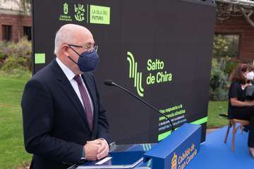  La central Chira-Soria estrena nueva imagen corporativa como 'Salto de Chira'/TA.