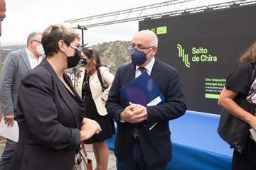  La central Chira-Soria estrena nueva imagen corporativa como 'Salto de Chira'/TA.