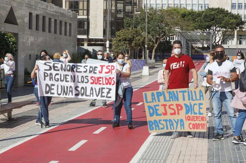 Imagen de la protesta/Acfi Press.