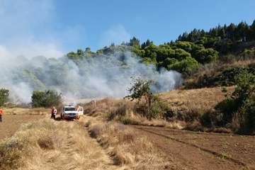 Conato de incendio en Valleseco/TA.