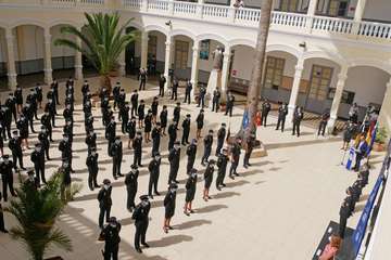 El delegado del Gobierno en Canarias preside la jura de 76 alumnos de la 35Âª promoción de la Escala Básica de la Policía Nacional/TA
