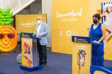  La consejera teldense Minerva Alonso impulsa una nueva edición de 'Summerland Â¡Vive el verano!'/TA.