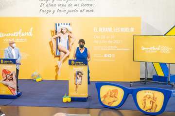  La consejera teldense Minerva Alonso impulsa una nueva edición de 'Summerland Â¡Vive el verano!'/TA.