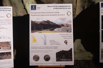 El Cabildo ilumina el acceso a la capital grancanaria con la mejora paisajística de La Laja/TA.