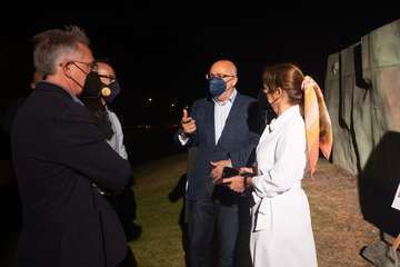 El Cabildo ilumina el acceso a la capital grancanaria con la mejora paisajística de La Laja/TA.