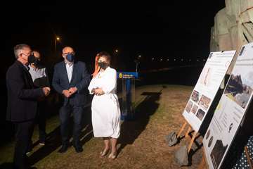 El Cabildo ilumina el acceso a la capital grancanaria con la mejora paisajística de La Laja/TA.