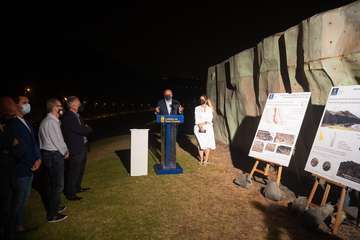 El Cabildo ilumina el acceso a la capital grancanaria con la mejora paisajística de La Laja/TA.