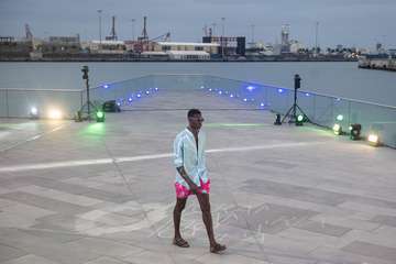 El color y la luminosidad de la firma de baño infantil LadyBugÂ´s abre la pasarela de Summerland/TA.