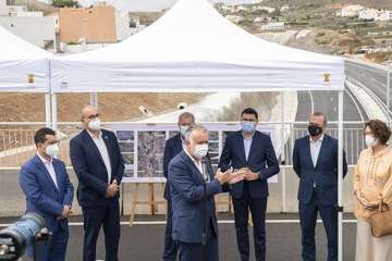 La Consejería de Obras Públicas, Transportes y Vivienda pone en servicio la IV Fase con la que se concluye al completo la vía de circunvalación a Las Palmas de Gran Canaria/Acfi Press.
 