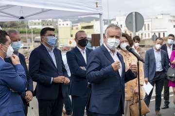 La Consejería de Obras Públicas, Transportes y Vivienda pone en servicio la IV Fase con la que se concluye al completo la vía de circunvalación a Las Palmas de Gran Canaria/Acfi Press.
 