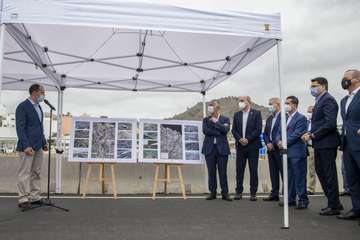 La Consejería de Obras Públicas, Transportes y Vivienda pone en servicio la IV Fase con la que se concluye al completo la vía de circunvalación a Las Palmas de Gran Canaria/Acfi Press.
 