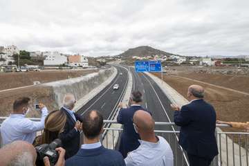 La Consejería de Obras Públicas, Transportes y Vivienda pone en servicio la IV Fase con la que se concluye al completo la vía de circunvalación a Las Palmas de Gran Canaria/Acfi Press.
 