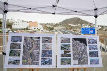 La Consejería de Obras Públicas, Transportes y Vivienda pone en servicio la IV Fase con la que se concluye al completo la vía de circunvalación a Las Palmas de Gran Canaria/Acfi Press.
 