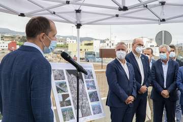 La Consejería de Obras Públicas, Transportes y Vivienda pone en servicio la IV Fase con la que se concluye al completo la vía de circunvalación a Las Palmas de Gran Canaria/Acfi Press.
 