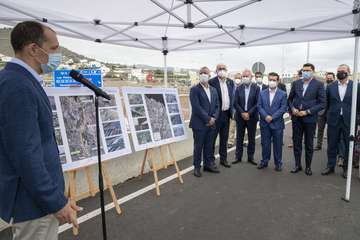 La Consejería de Obras Públicas, Transportes y Vivienda pone en servicio la IV Fase con la que se concluye al completo la vía de circunvalación a Las Palmas de Gran Canaria/Acfi Press.
 