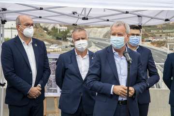 La Consejería de Obras Públicas, Transportes y Vivienda pone en servicio la IV Fase con la que se concluye al completo la vía de circunvalación a Las Palmas de Gran Canaria/Acfi Press.
 