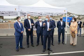 La Consejería de Obras Públicas, Transportes y Vivienda pone en servicio la IV Fase con la que se concluye al completo la vía de circunvalación a Las Palmas de Gran Canaria/Acfi Press.
 