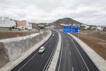 La Consejería de Obras Públicas, Transportes y Vivienda pone en servicio la IV Fase con la que se concluye al completo la vía de circunvalación a Las Palmas de Gran Canaria/Acfi Press.
 