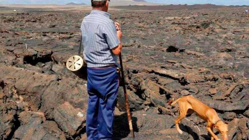 Cazador con su perro/C7.