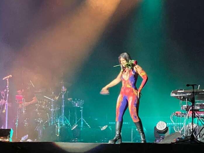 Momento del concierto de anoche en Gran Canaria/TA.