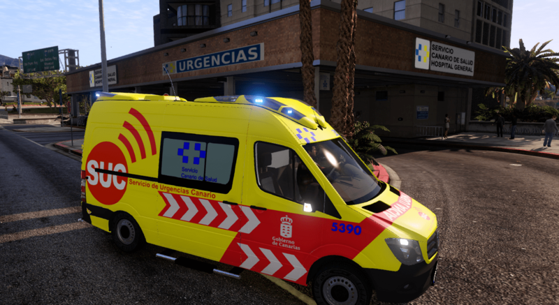 Ambulancia del SUC/TA.
