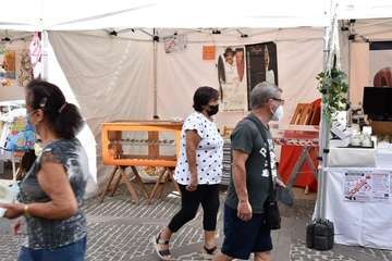 Telde, en la Muestra de Artesanía del Pino/TA y Antonio Alí.