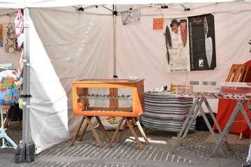 Telde, en la Muestra de Artesanía del Pino/TA y Antonio Alí.