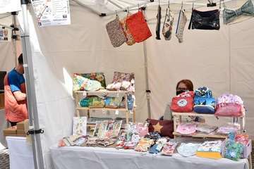 Telde, en la Muestra de Artesanía del Pino/TA y Antonio Alí.